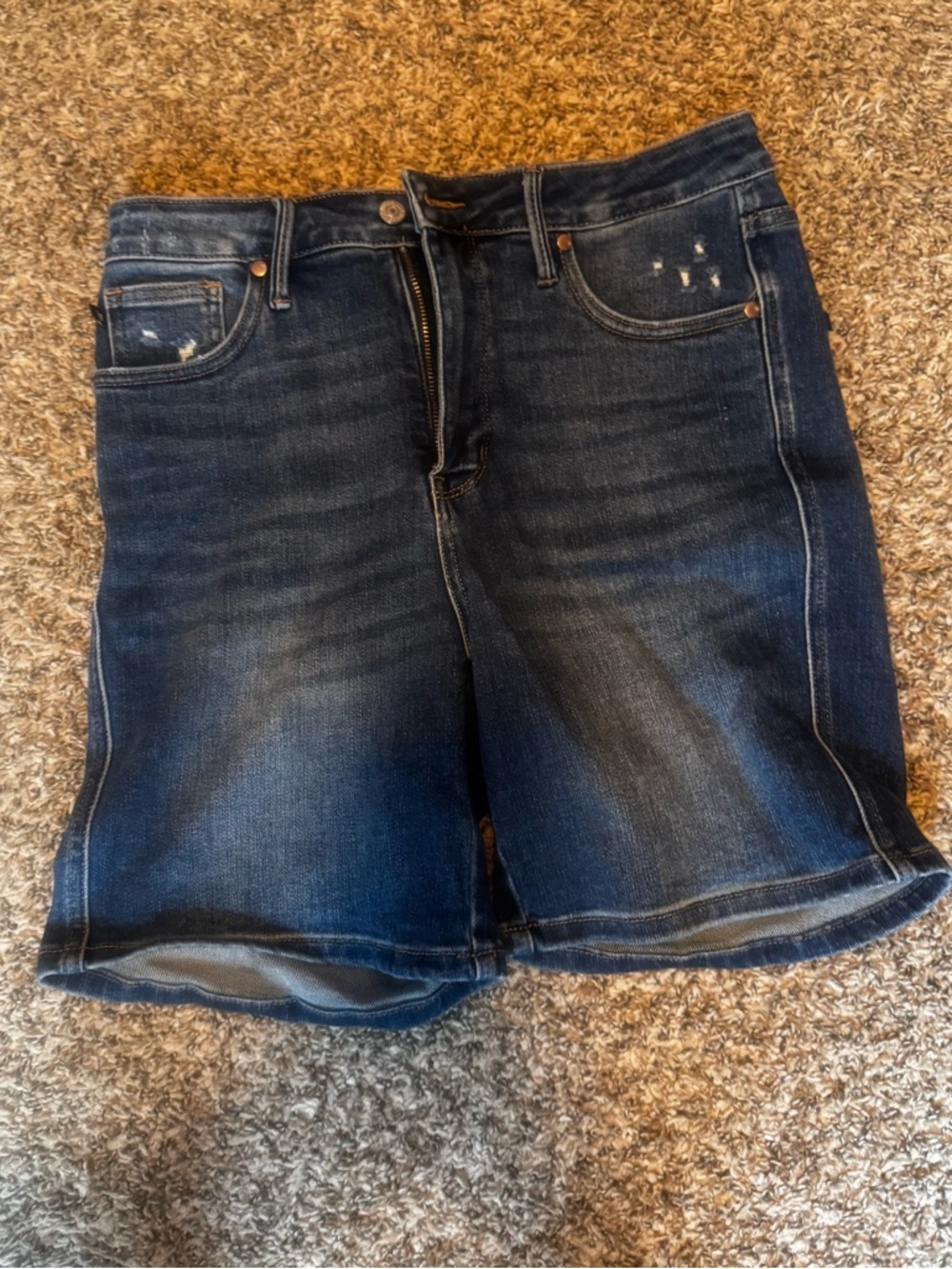 Judy Blue Dark Wash Denim Shorts